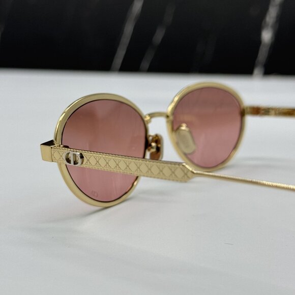NEW DIOR DIORCANNAGE R1U B0R6 WOMEN GOLD SUNGLASSES - Picture 6 of 9
